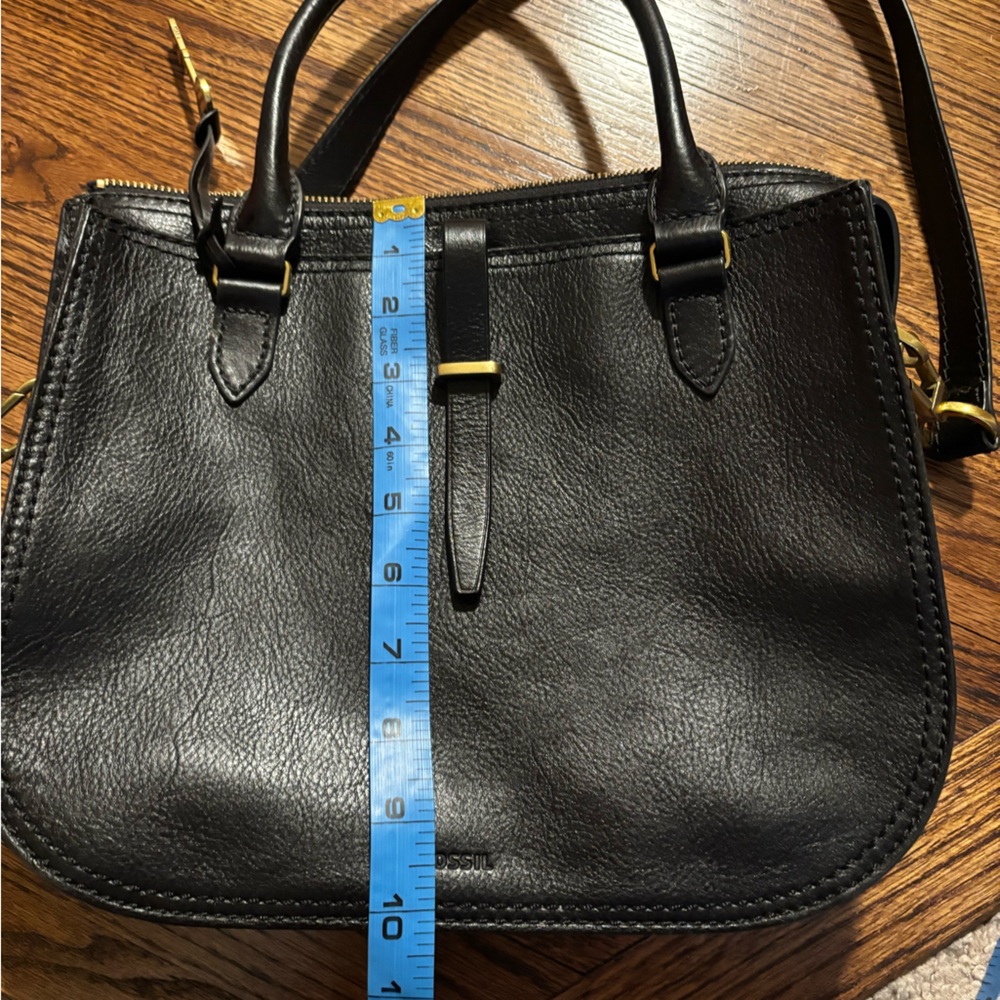 Fossil | Ryder Satchel‎ Black Leather - Picture 9 of 9